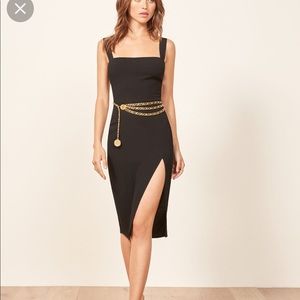 Reformation Christina Dress - Black